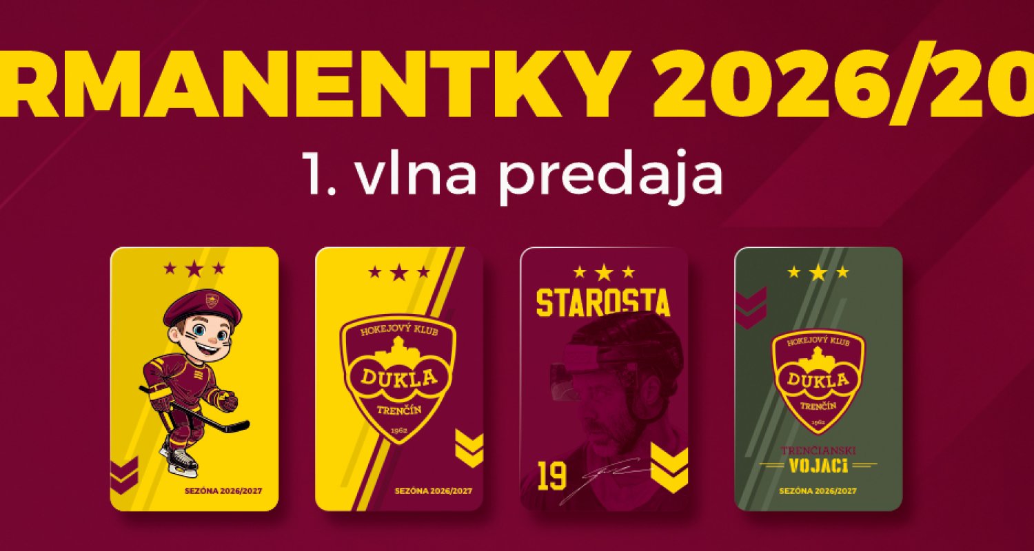 Predaj permanentiek pre sezónu 2026/2027