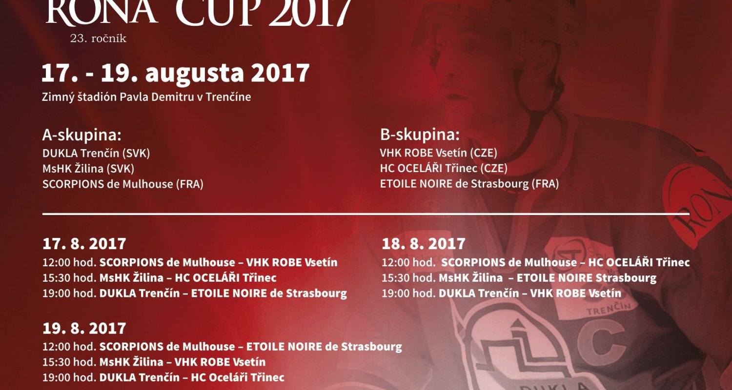Registrácia novinárskych akreditácií na RONA CUP je spustená
