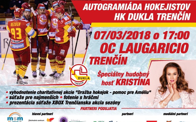 ​Autogramiáda s hráčmi Dukly Trenčín
